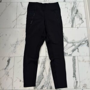 Black Athleta peak hybrid fleece tights